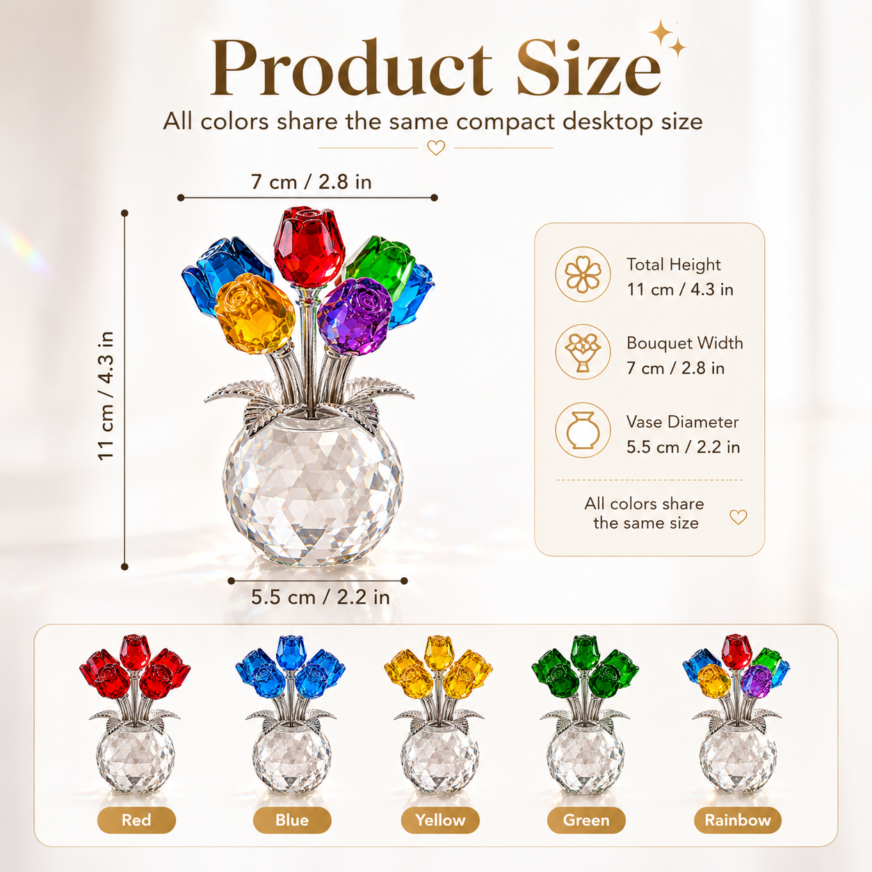 π Crystal Tulip Bouquet β A Sparkling Forever Gift That Never Fades β¨