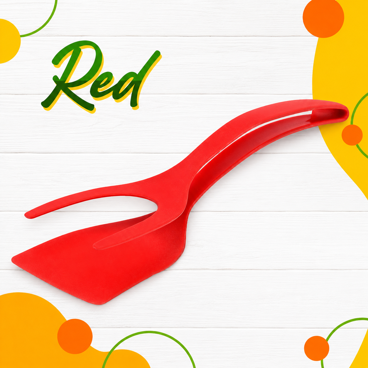 🔥🥩 2-in-1 Spatula Clip – Heat-Resistant Silicone & Non-Slip Handle – Kitchen Cooking Essential