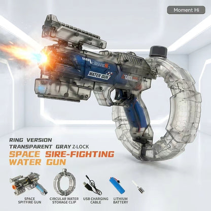 LED Electric Water Blaster – High-Pressure Automatic Water Gun for Outdoor Summer Fun