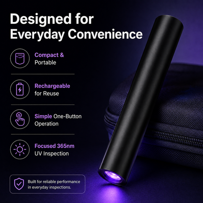 🥦UV Black Light Flashlight for Vegetable Inspection