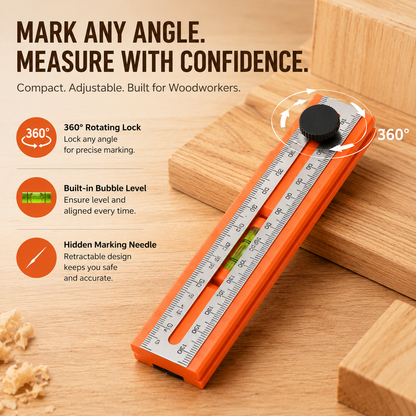 📏Multifunctional marking level ruler🔥