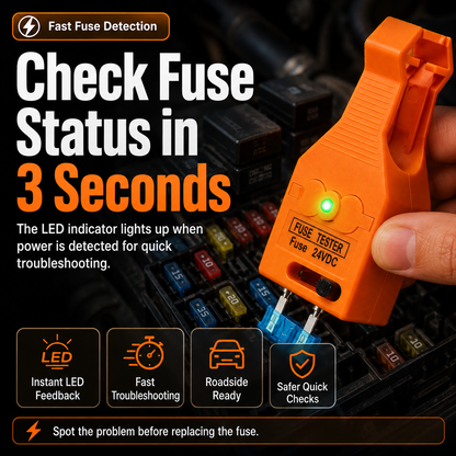 ⚡ 2-in-1 Car Fuse Tester & Puller – 🔍 Quick Check, 🔧 Easy Removal, 🚗 Roadside Ready