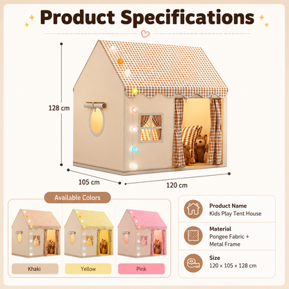 🏡 Kids’ Dream Playhouse Tent | ✨ A Cozy Hideaway for Reading, Playing & Imagination 🎁