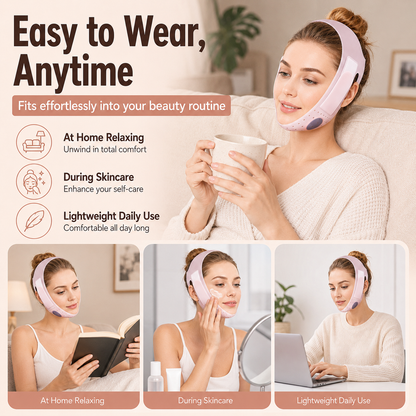 V-Line Face Sculpting Band – Lift, Shape & Define Your Jawline ✨