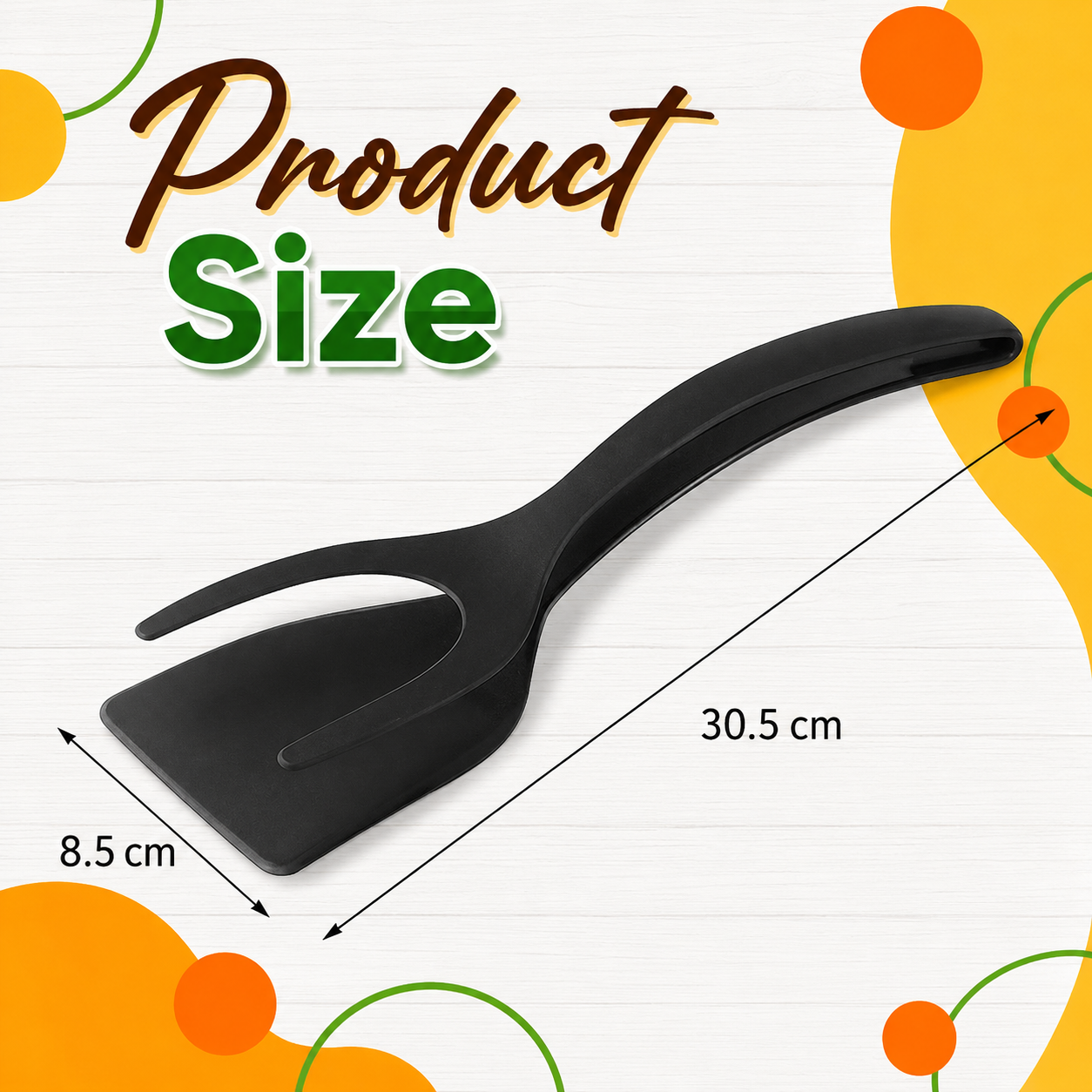 🔥🥩 2-in-1 Spatula Clip – Heat-Resistant Silicone & Non-Slip Handle – Kitchen Cooking Essential