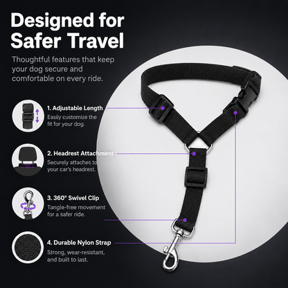 ❤️‍🔥New Hot Selling🔥Buy 2 Get 1 Free🔥 2-in-1 Dog Car Seat Belt & Walking Leash