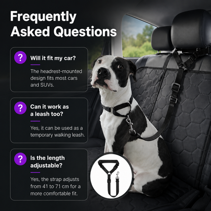 ❤️‍🔥New Hot Selling🔥Buy 2 Get 1 Free🔥 2-in-1 Dog Car Seat Belt & Walking Leash