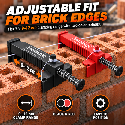 🧱 Adjustable Brick Line Clip – Fast, Precise Masonry Alignment Without Tools 🔧📏