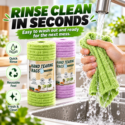 🧽 Tear-Off Cleaning Cloth Roll – Ultra-Powerful Cleaning, Wipes Away Grease in One Swipe! ✨ Super Absorbent & Reusable