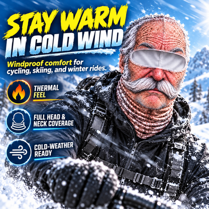 😂 Funny 3D Face Balaclava – Hilarious Winter Ski Mask for Cycling, Skiing & Outdoor Adventures ❄️