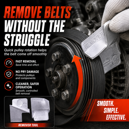 🔧 Belt Remover & Installer Tool Set — Install & Remove Belts Fast, Easy & Damage-Free