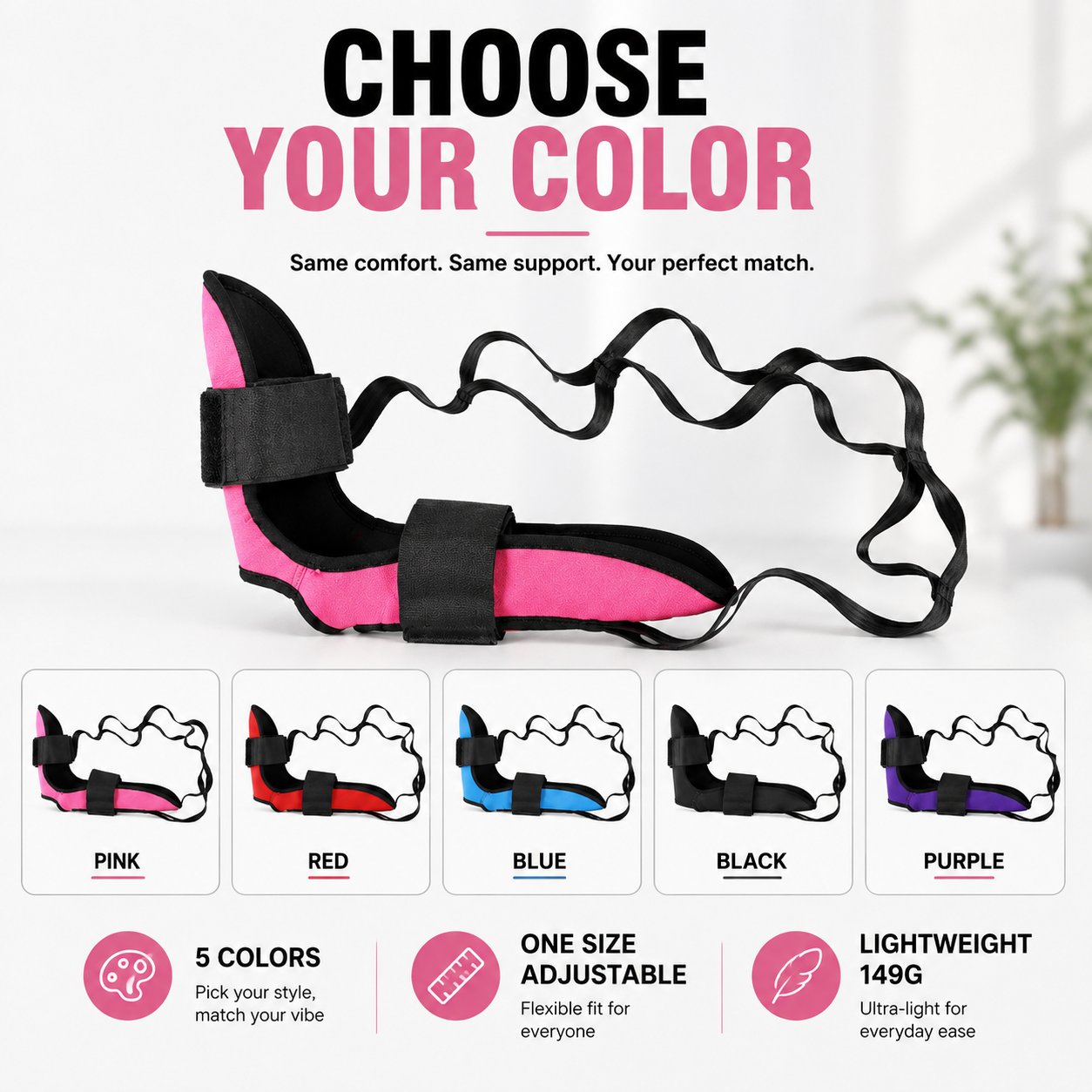Adjustable Foot & Leg Stretching Strap – Stretch Deeper, Move Easier & Stay Flexible ✨