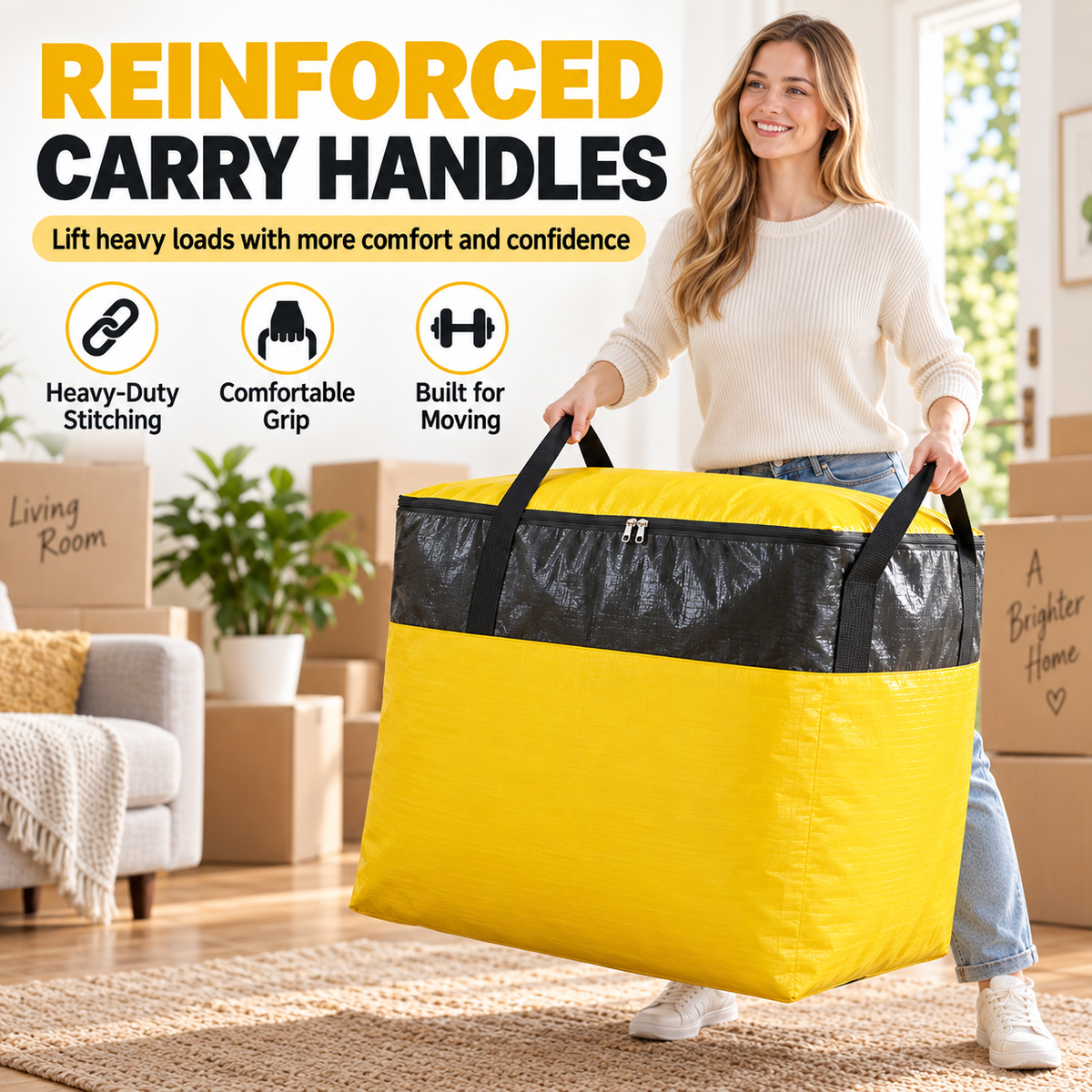 🏠 Waterproof Storage & Moving Bag – Store More, Organize Better, Move Easier 📦