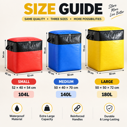 🏠 Waterproof Storage & Moving Bag – Store More, Organize Better, Move Easier 📦
