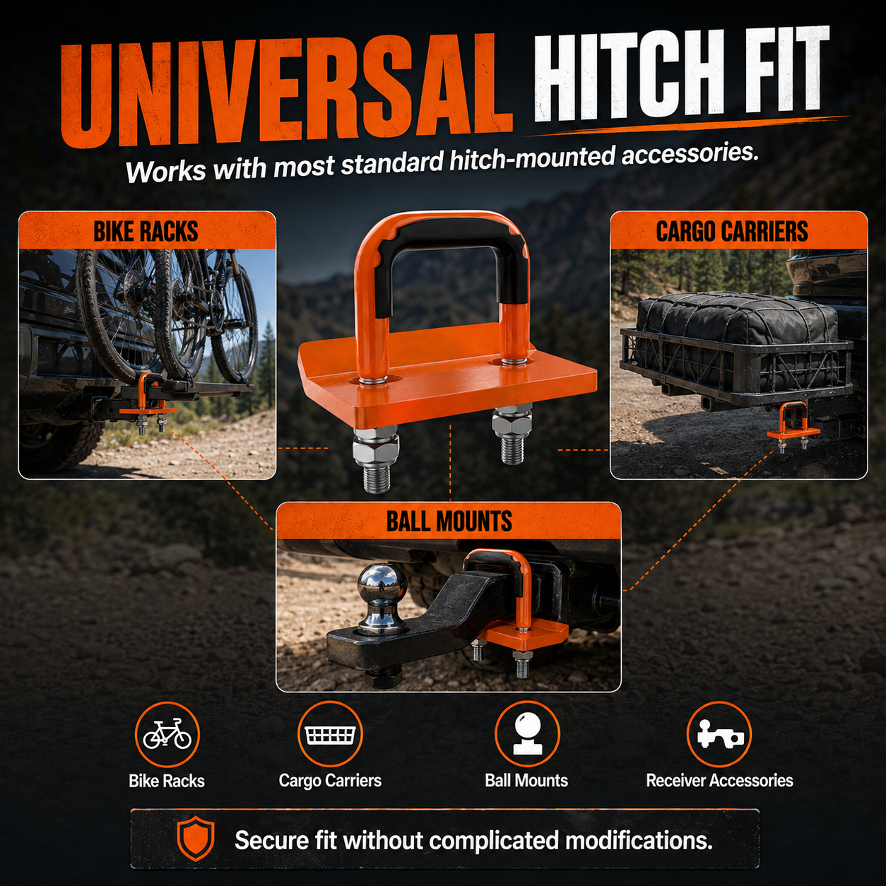 🔩 Heavy-Duty Anti-Rattle Hitch Tightener | 🚙 Stop Wobble & Rattle for a Safer, Quieter Tow
