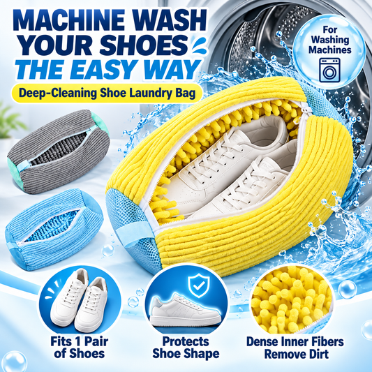👟 360° Deep Cleaning Shoe Washing Bag – Protect Your Sneakers & Make Machine Washing Effortless! 🫧