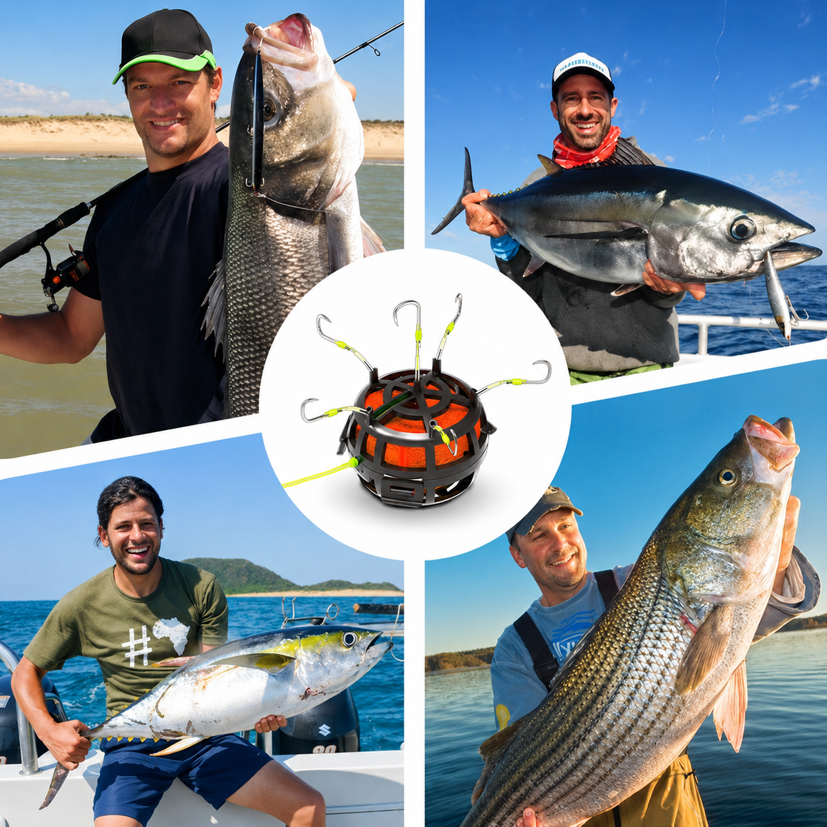 🔥Reverse Bottom Bait Cage Fishing Hook🪝
