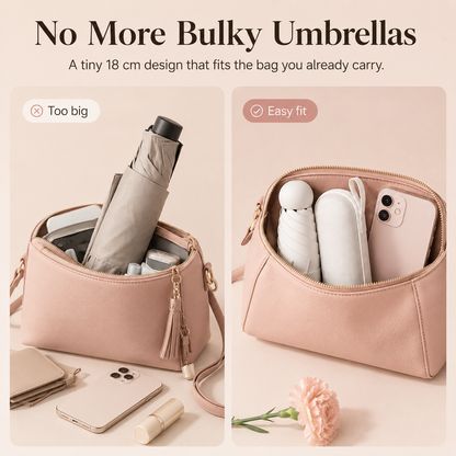 🔥Pocket Mini Umbrella – UPF50+ Sun & Rain Protection🌂