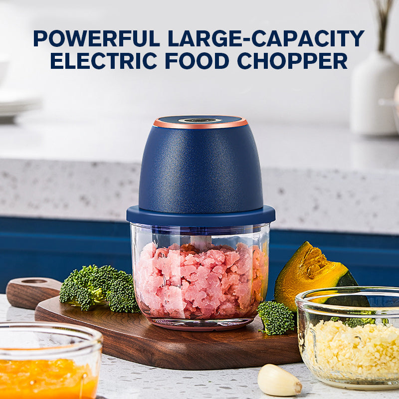 💗LAST DAY SALE 50% OFF⚡50K+ SOLD💕Powerful Large-Capacity Electric Food Chopper – Robust Motor, Smart Design & Stainless Steel Blades