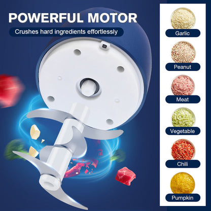 💗LAST DAY SALE 50% OFF⚡50K+ SOLD💕Powerful Large-Capacity Electric Food Chopper – Robust Motor, Smart Design & Stainless Steel Blades